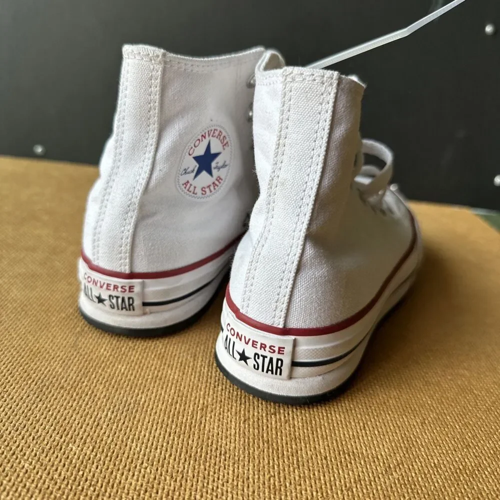 Converse Platform Chuck Taylor All Star High Top Lift Youth Sz 3 White Red Blue